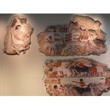 Paintings of Nebamun viewing his geese and cattle